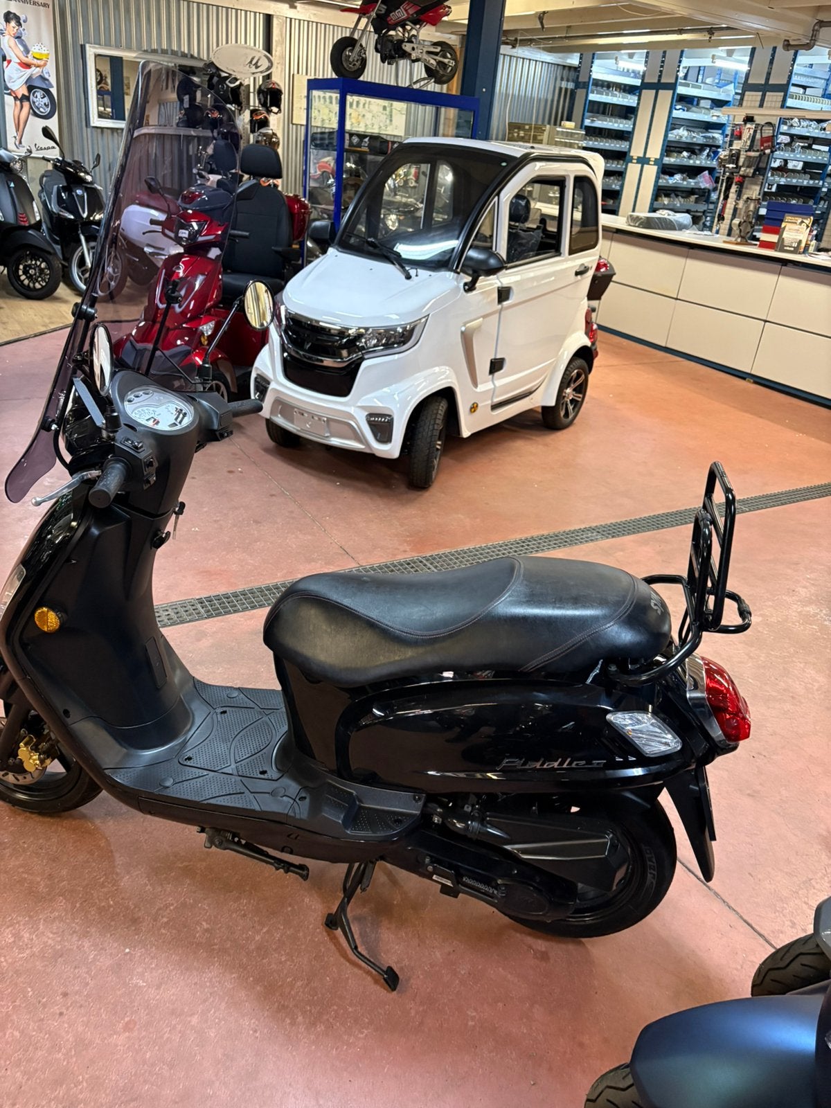 Gebro scooters; Sym fiddle II 45KM BJ2019 Glans zwart, Fietsen en Brommers, Scooters | SYM, Gebruikt, Maximaal 45 km/u, Ophalen of Verzenden