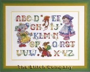 Borduurpakket Olga ABC TSC1403, Geen, Geen, Nieuw, Ophalen of Verzenden