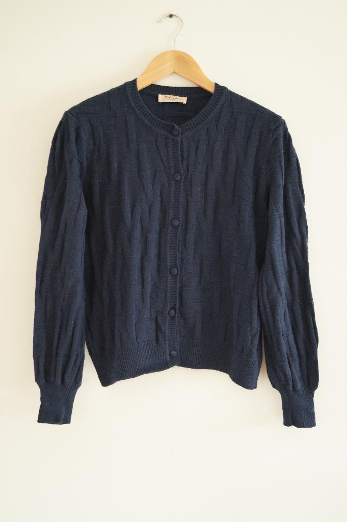 TWIN-SET Vestje Maat 40, Verzenden, Zo goed als nieuw, Maat 38/40 (M), Blauw
