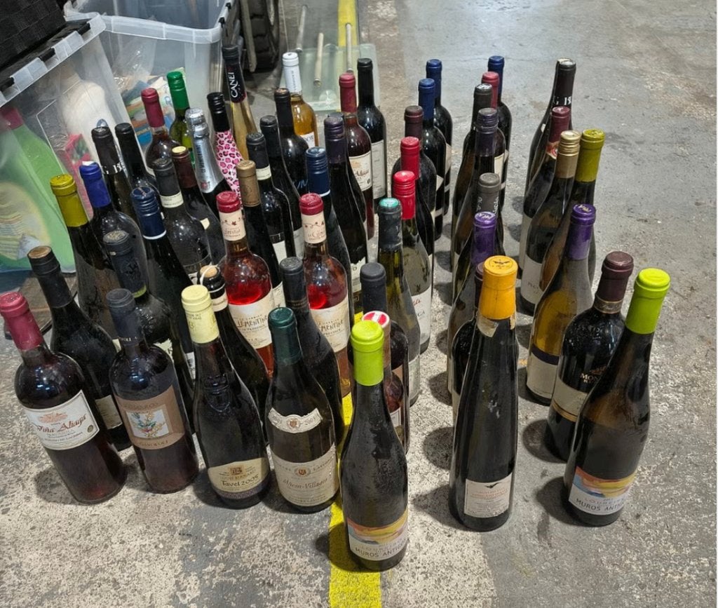 partij wijn in een koop, 57 flessen, Ophalen, Overige gebieden, Overige typen, Nieuw