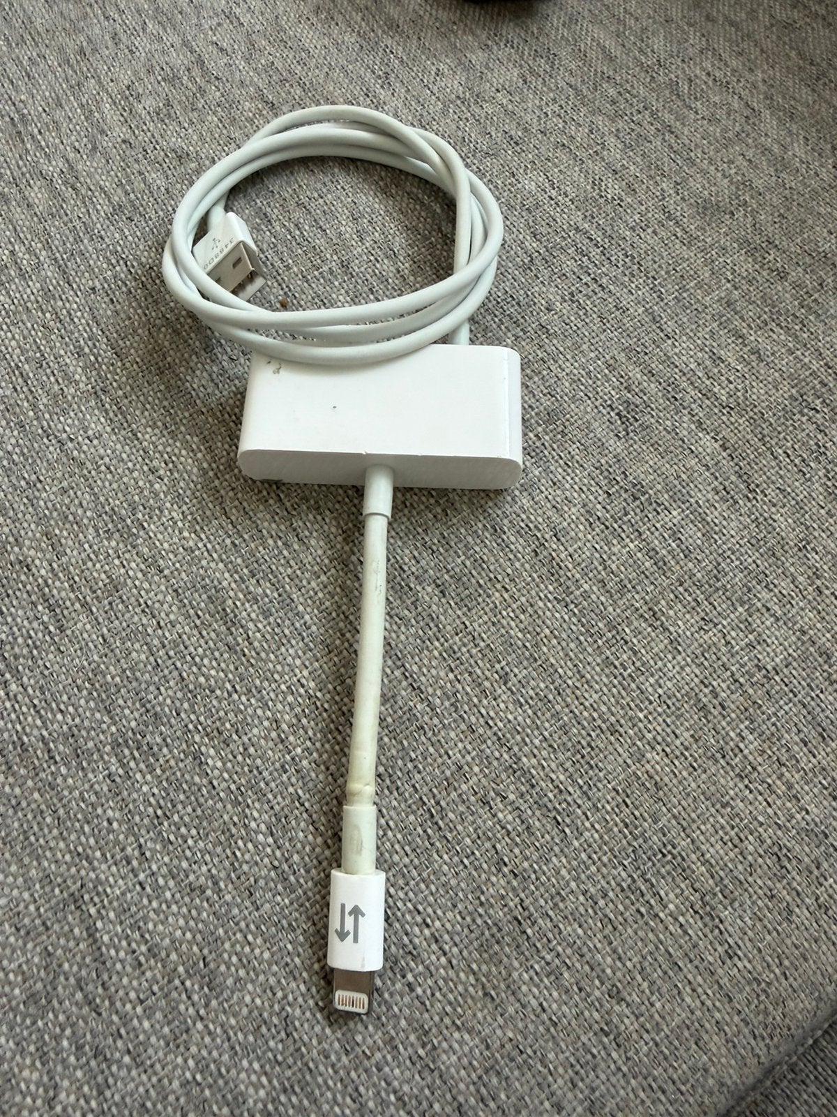 Lightning naar usb adapter, Ophalen of Verzenden, Gebruikt