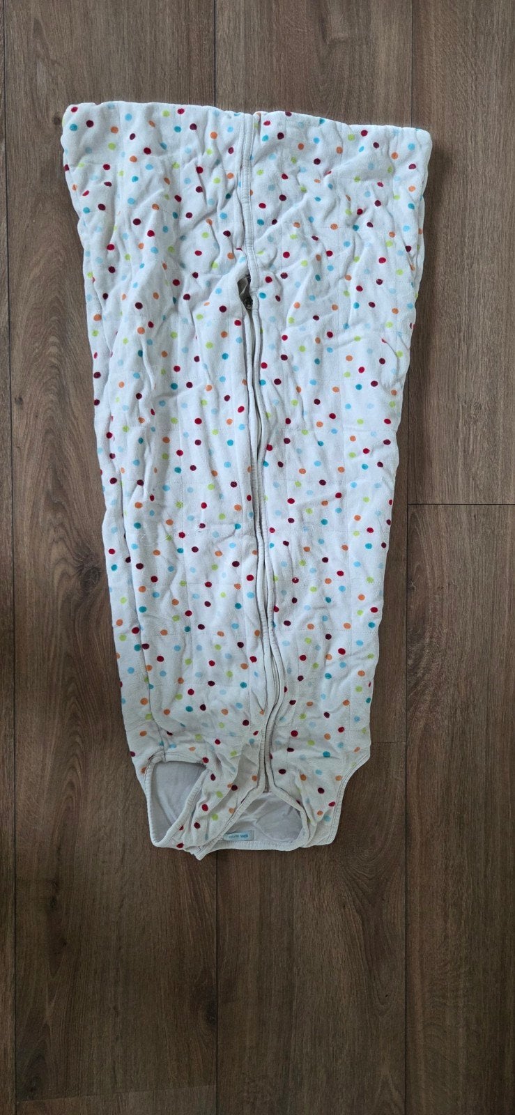HEMA Babyslaapzak - Maat 86-104 cm - Meerkleurige stippen, Kinderen en Baby's, Ophalen, Wasbaar, Gebruikt, Hema