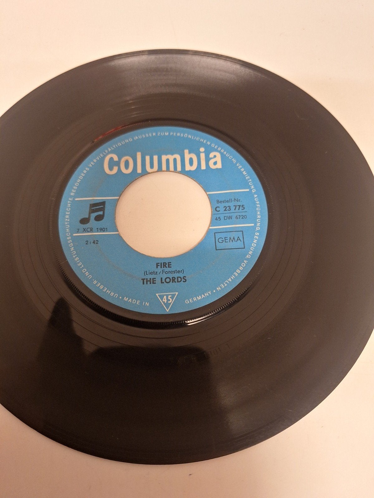 The Lords - Fire, 1968., Verzenden, 7 inch, Pop