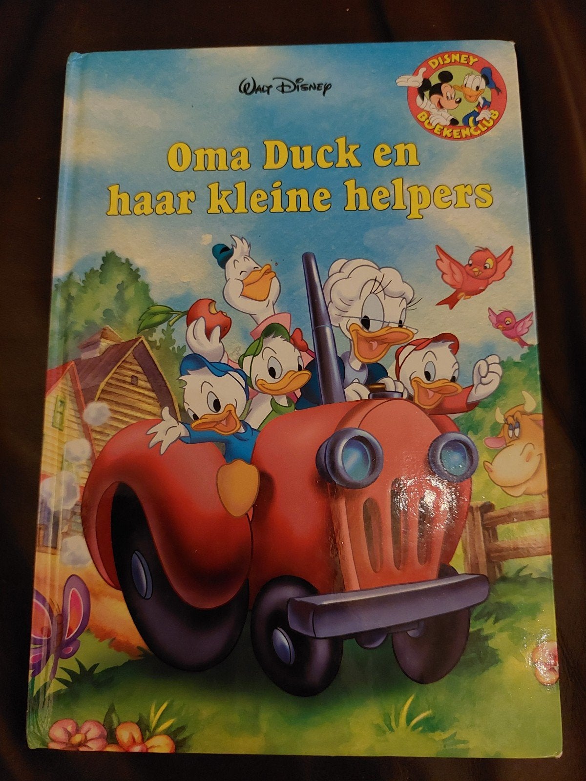 Oma Duck en haar kleine helpers - Disney Boekenclub, Boeken, Ophalen of Verzenden, Zo goed als nieuw, Walt Disney, 3 tot 4 jaar