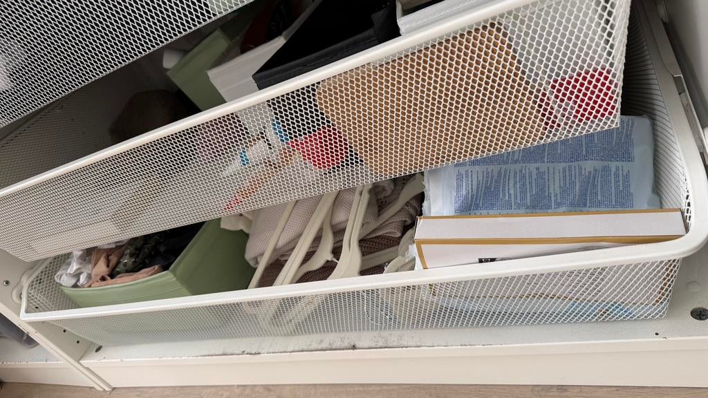 1x IKEA PAX Komplement fijndraadmand 100x58, Raamkozijn, Zo goed als nieuw, Hout, Ophalen
