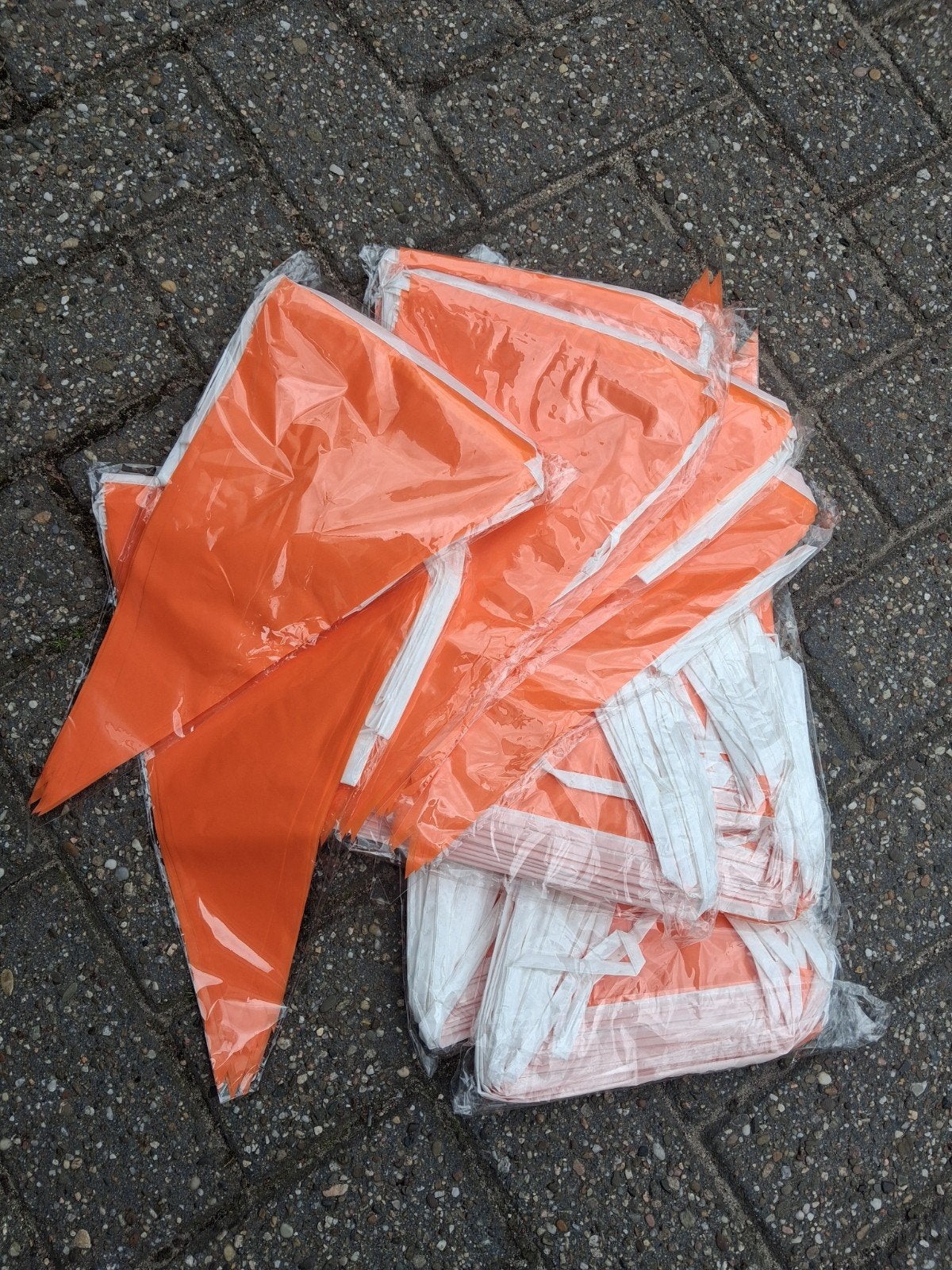 Wk oranje vlaggenlijn 10 meter per lijn. Voetbal nederland, Diversen, Ophalen of Verzenden, Nieuw