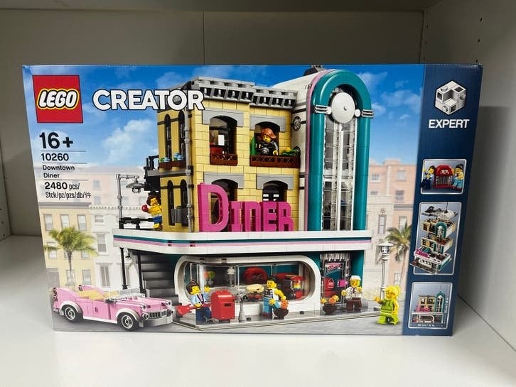 Lego Creator Expert 10260 Downtown Diner NIEUW, Kinderen en Baby's, Speelgoed | Duplo en Lego, Lego, Nieuw, Ophalen of Verzenden