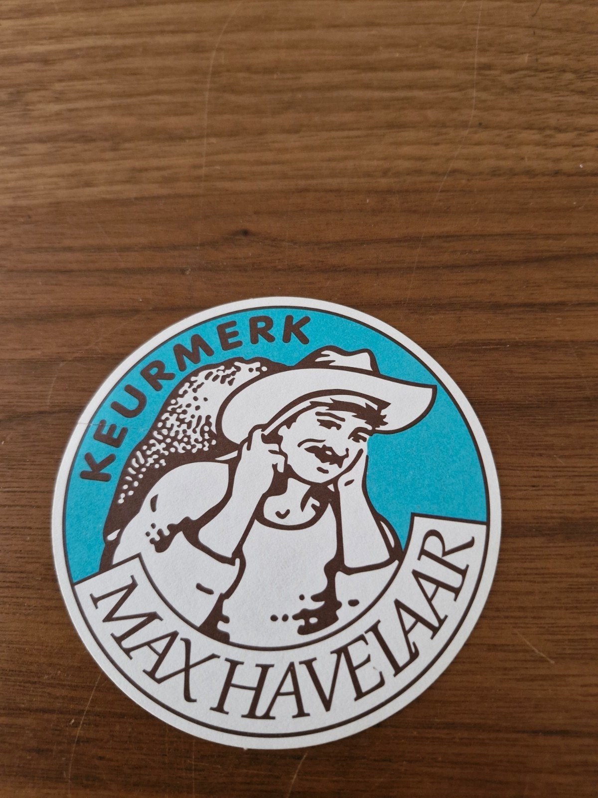 11617 Max Havelaar Keurmerk Sticker - Vintage Fair Trade, Ophalen of Verzenden