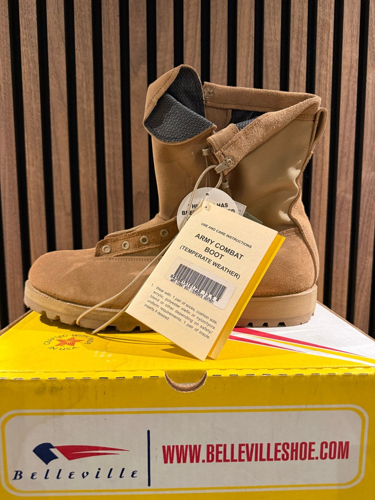 Belleville Army Combat Boot (Temperate Weather) - Nieuw, Ophalen of Verzenden, Landmacht, Amerika, Kleding of Schoenen