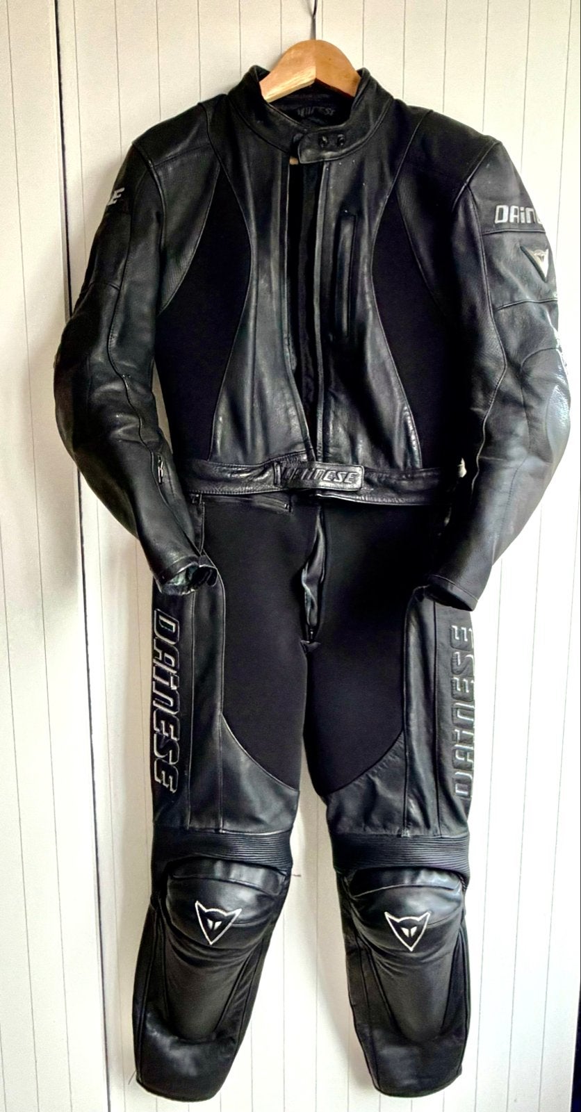 Dainese motorpak 2-delig, maat 44 (dames), Motoren, Ophalen, Tweedehands, Dames, Combipak