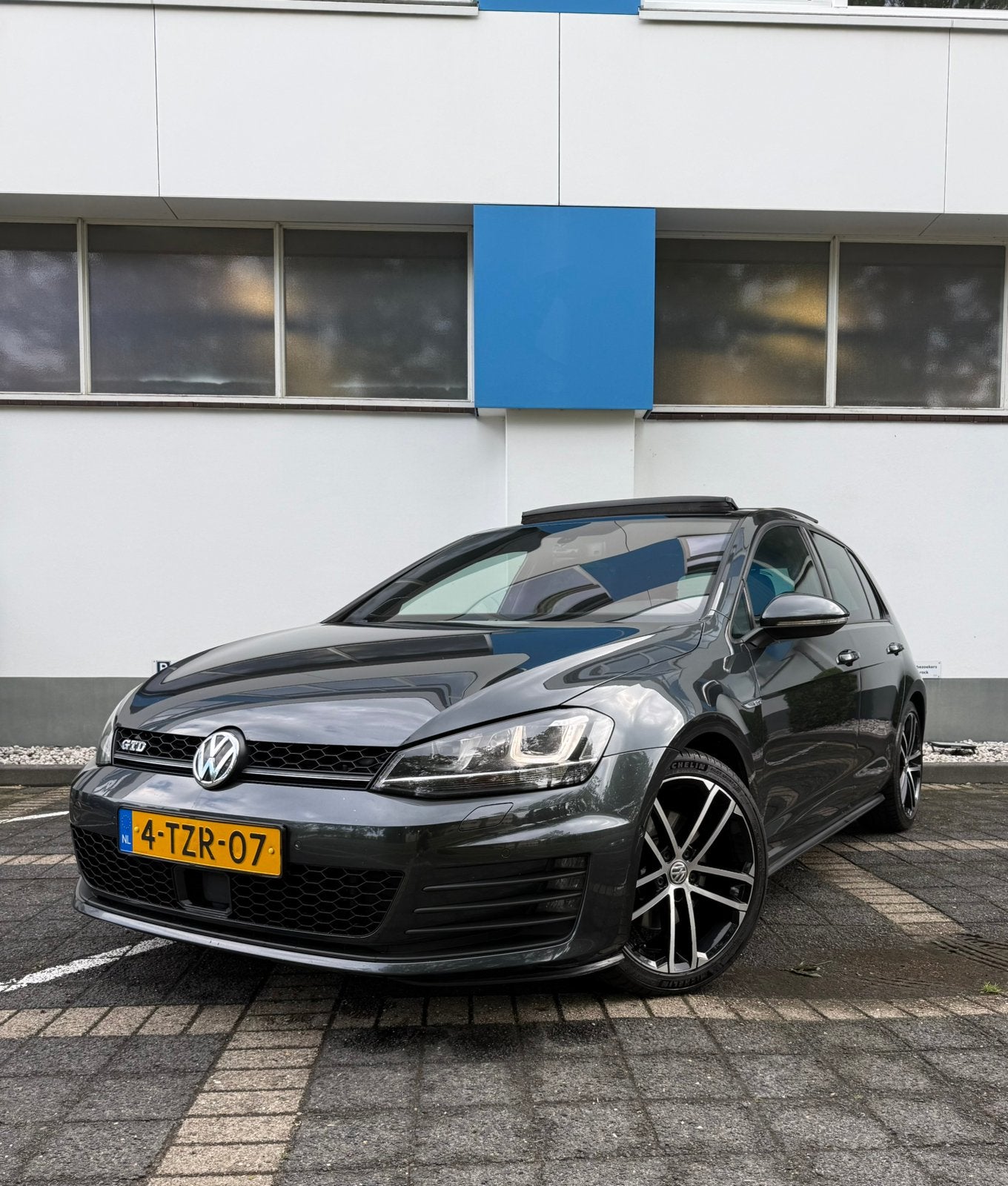 Volkswagen Golf 2.0 TDI GTD 135KW 5D 214 Grijs | Sport&Sound, Auto's, Volkswagen, Stof, 4 cilinders, Lichtsensor, Origineel Nederlands