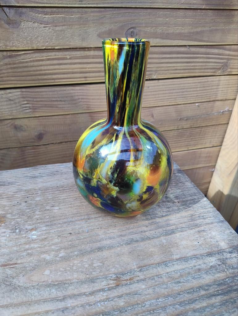 Fidrio Globe Fiesta Vaas - Mondgeblazen Glas - Nieuw, Ophalen of Verzenden