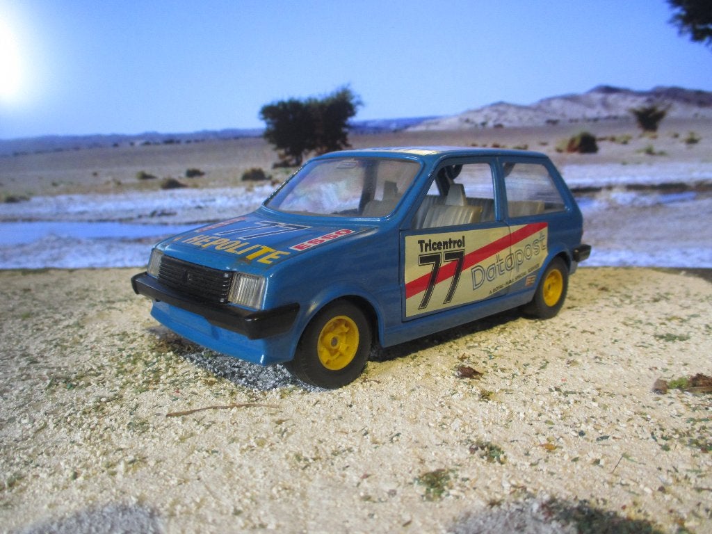 1/24 Austin MG Mini Metro - Bburago Rally British Leyland, Ophalen of Verzenden, Zo goed als nieuw, Bburago