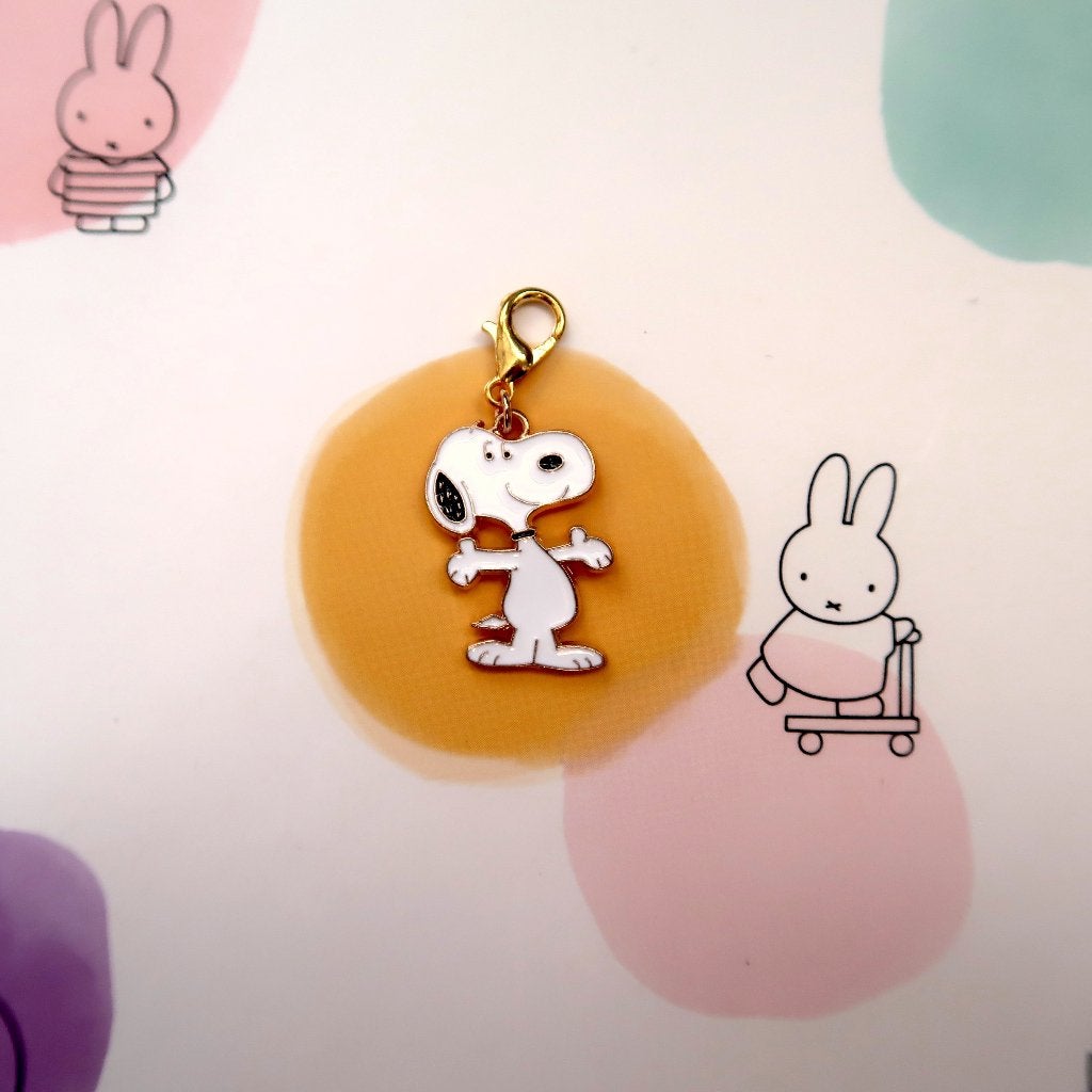 Snoopy Peanuts Comics clip-on hangertje, Verzenden, Snoopy, Nieuw, Beeldje of Figuurtje