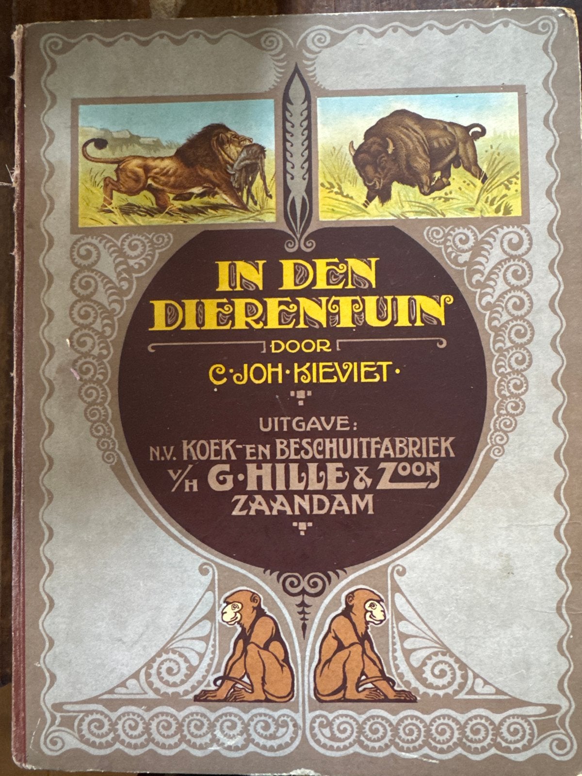 In Den Dierentuin - C. Joh. Kieviet (oud kinderboek; 1925), Antiek en Kunst, Antiek | Boeken en Bijbels, Ophalen of Verzenden
