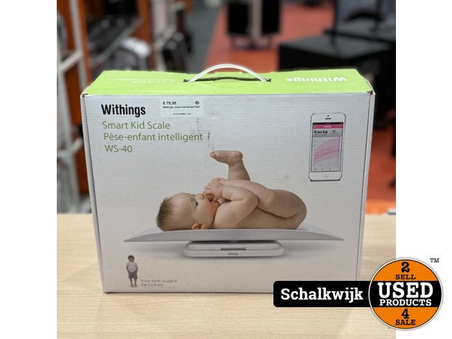 Withings Smart Kid Weegschaal WS-40 in nette staat in doos, Witgoed en Apparatuur, Flex Ltd., Zo goed als nieuw, https://flex.com/contact-us