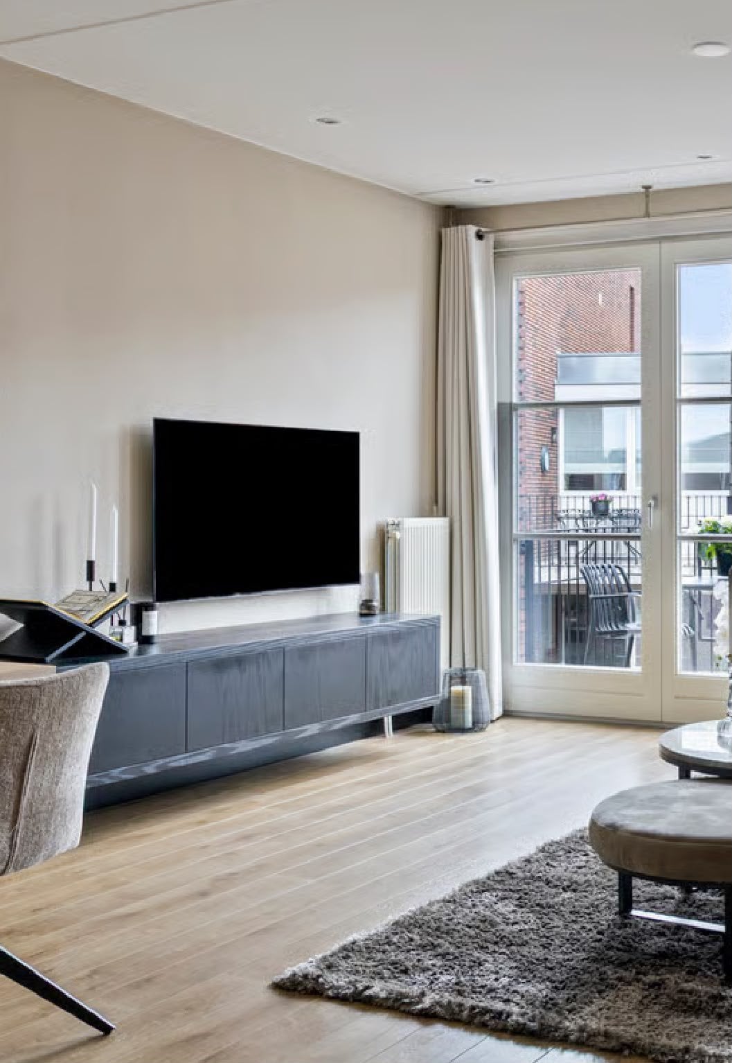 Goossens tv meubel Barcelona 4 vaks, Ophalen, Gebruikt, 200 cm of meer, Minder dan 100 cm