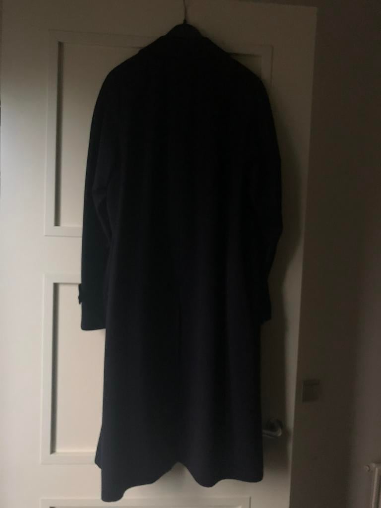 Burberry mantel heren jas mt 52, Kleding | Heren, Jassen | Winter, Ophalen of Verzenden, Zo goed als nieuw, Maat 52/54 (L), Blauw