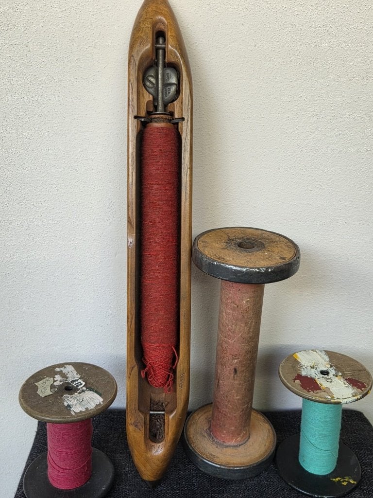 4 antieke weefspoel, Antiek en Kunst, Curiosa en Brocante, Ophalen of Verzenden