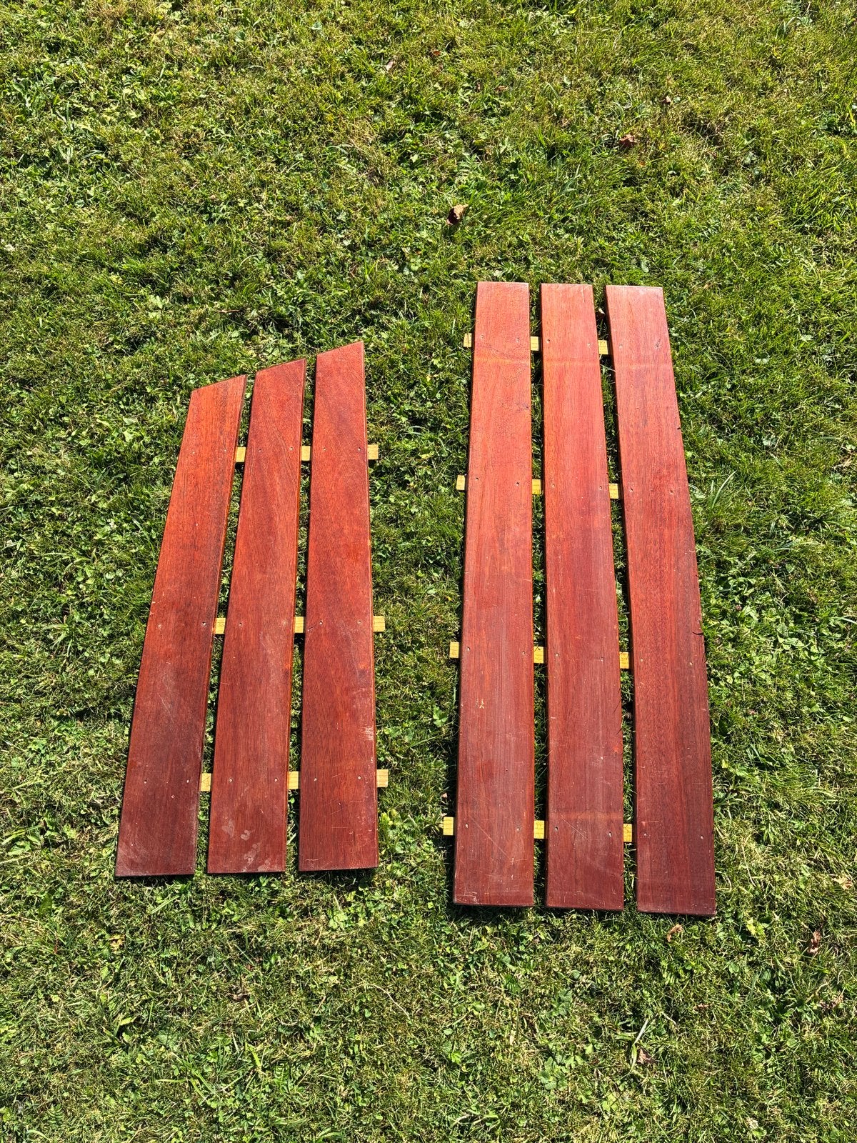 Houten vlonders boot, Ophalen