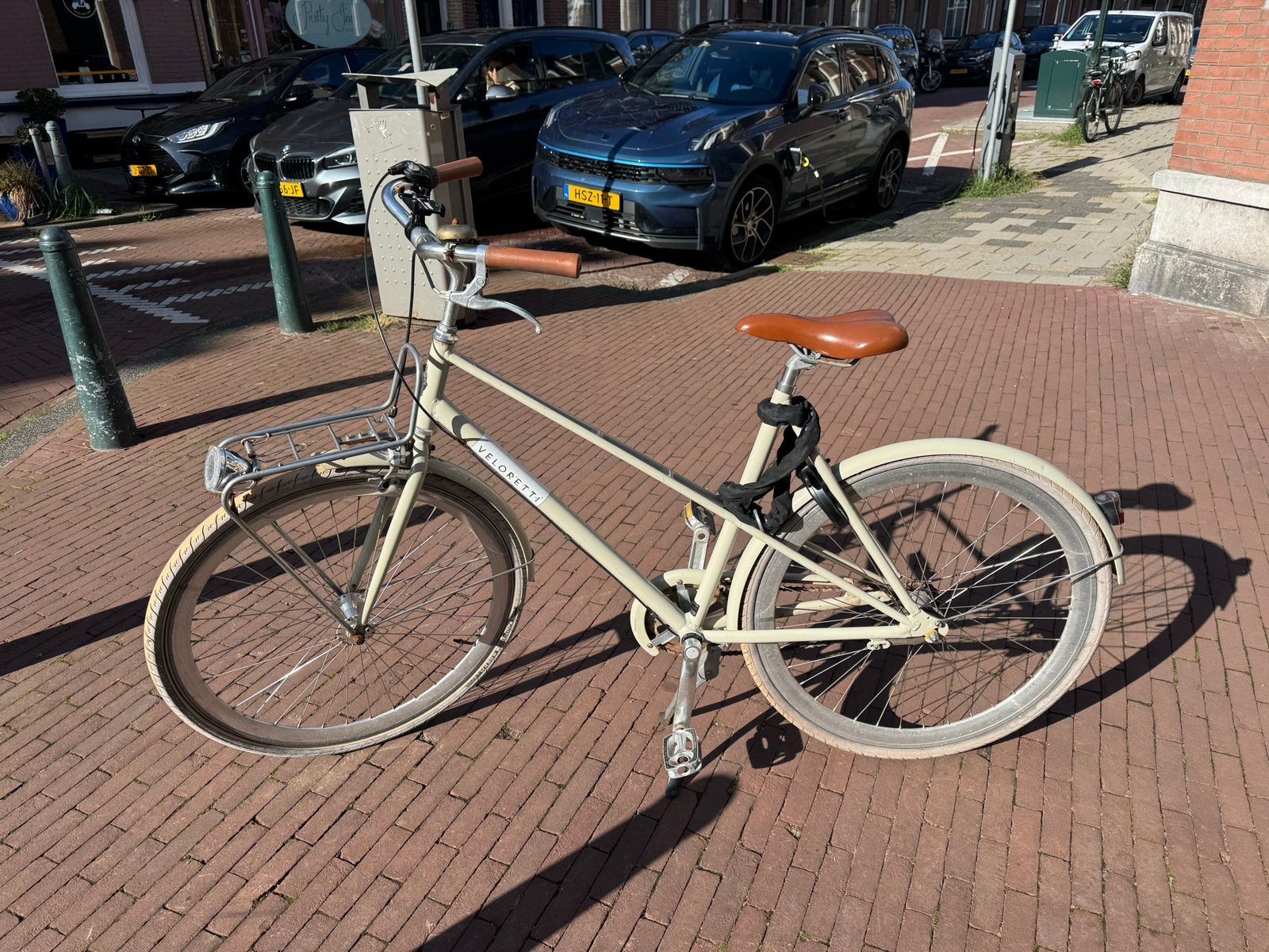 Veloretti dames fiets caferacer met 3 versnelheid, Fietsen en Brommers, Fietsen | Dames | Damesfietsen, Terugtraprem, Ophalen