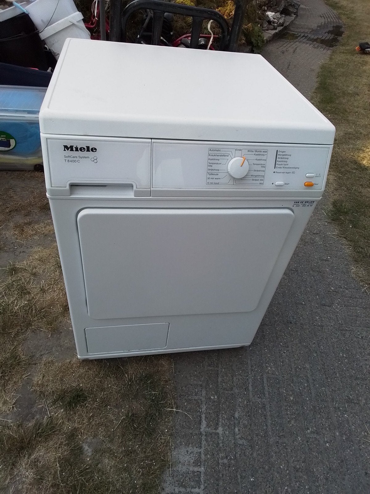 15617) Miele T8400C condensdroger, Witgoed en Apparatuur, 6 tot 8 kg, Ophalen of Verzenden, Zo goed als nieuw, 85 tot 90 cm