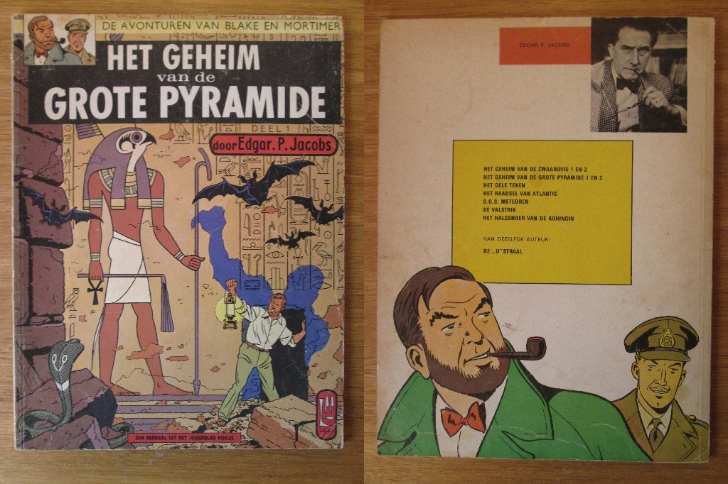 Blake & Mortimer - Het geheim van de Grote Pyramide 1+2 (SC), Eén stripboek, Ophalen of Verzenden, Gelezen, Edgar P. Jacobs
