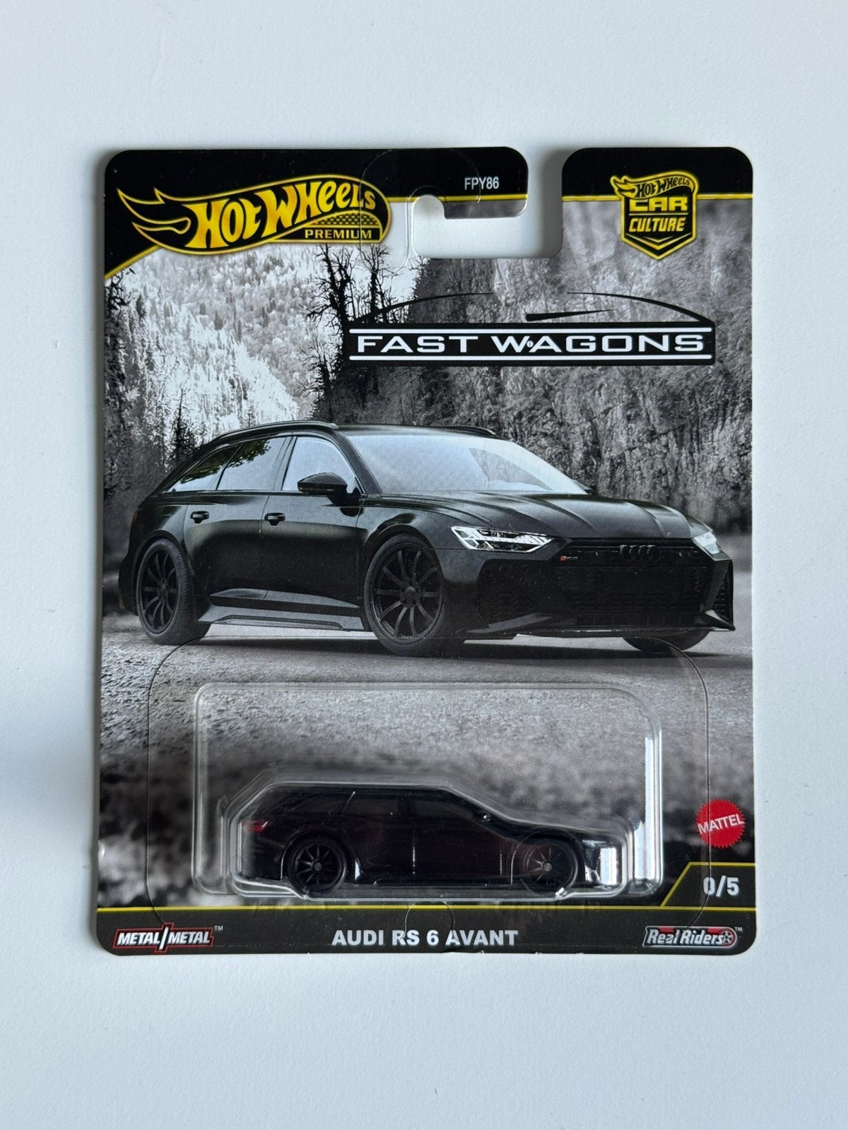 Hot Wheels Premium Audi RS6 CHASE, Ophalen of Verzenden, Zo goed als nieuw, Auto