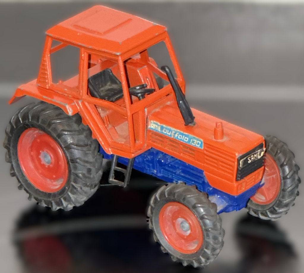Forma toys 085 same buffalo 130 tractor, italy, 1/43 scale, Ophalen, Gebruikt, Tractor of Landbouw, Overige merken