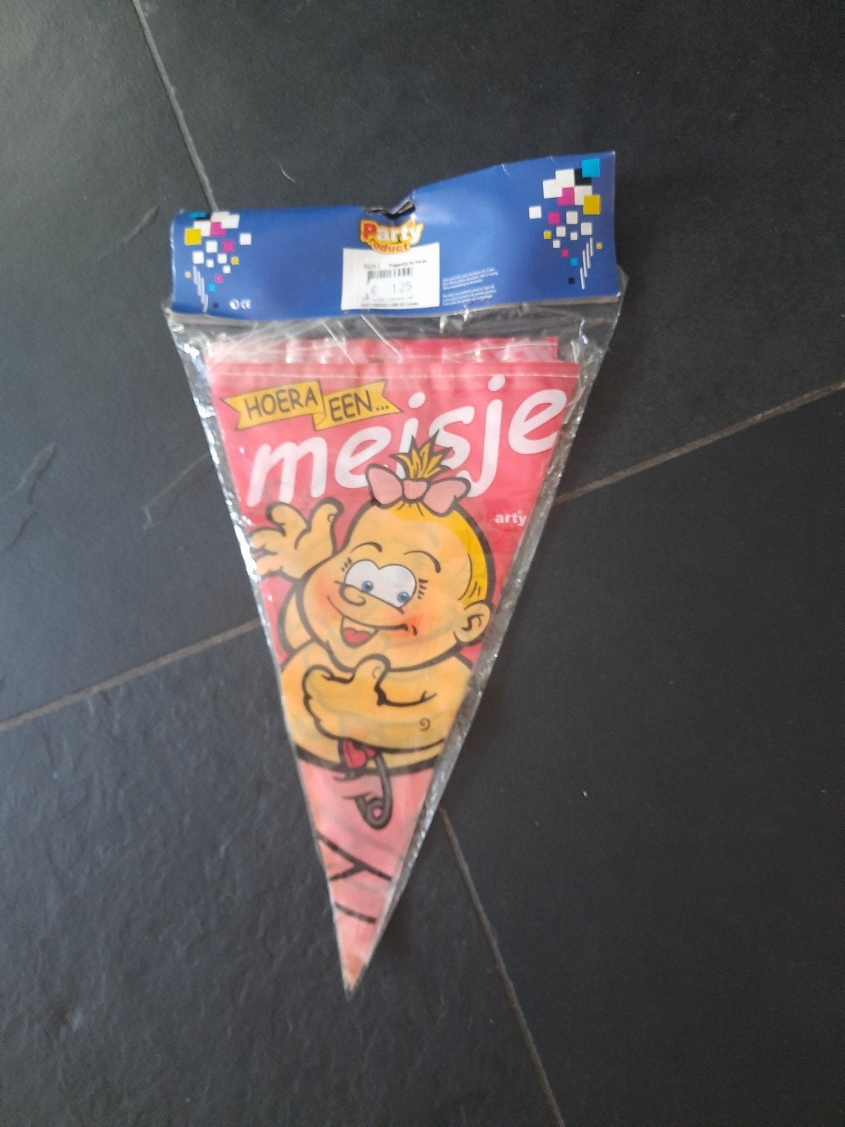 Hoera een Meisje Slingers - Geboorte Versiering, Ophalen