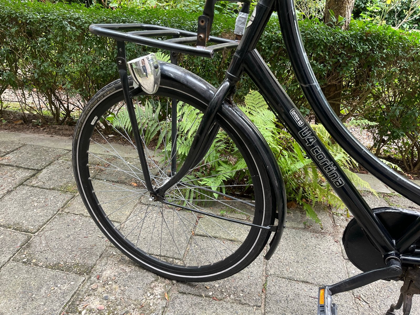 Foto 7 van Cortina U4 Transportfiets Dames - Zwart