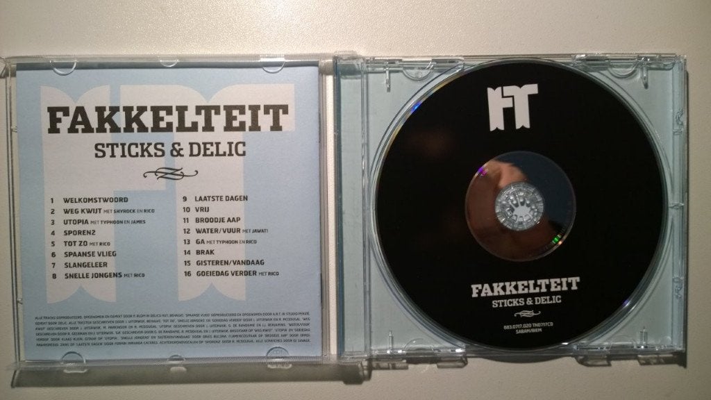 Sticks & Delic - Fakkelteit, Ophalen of Verzenden, Zo goed als nieuw, Hiphop of Rap, Album