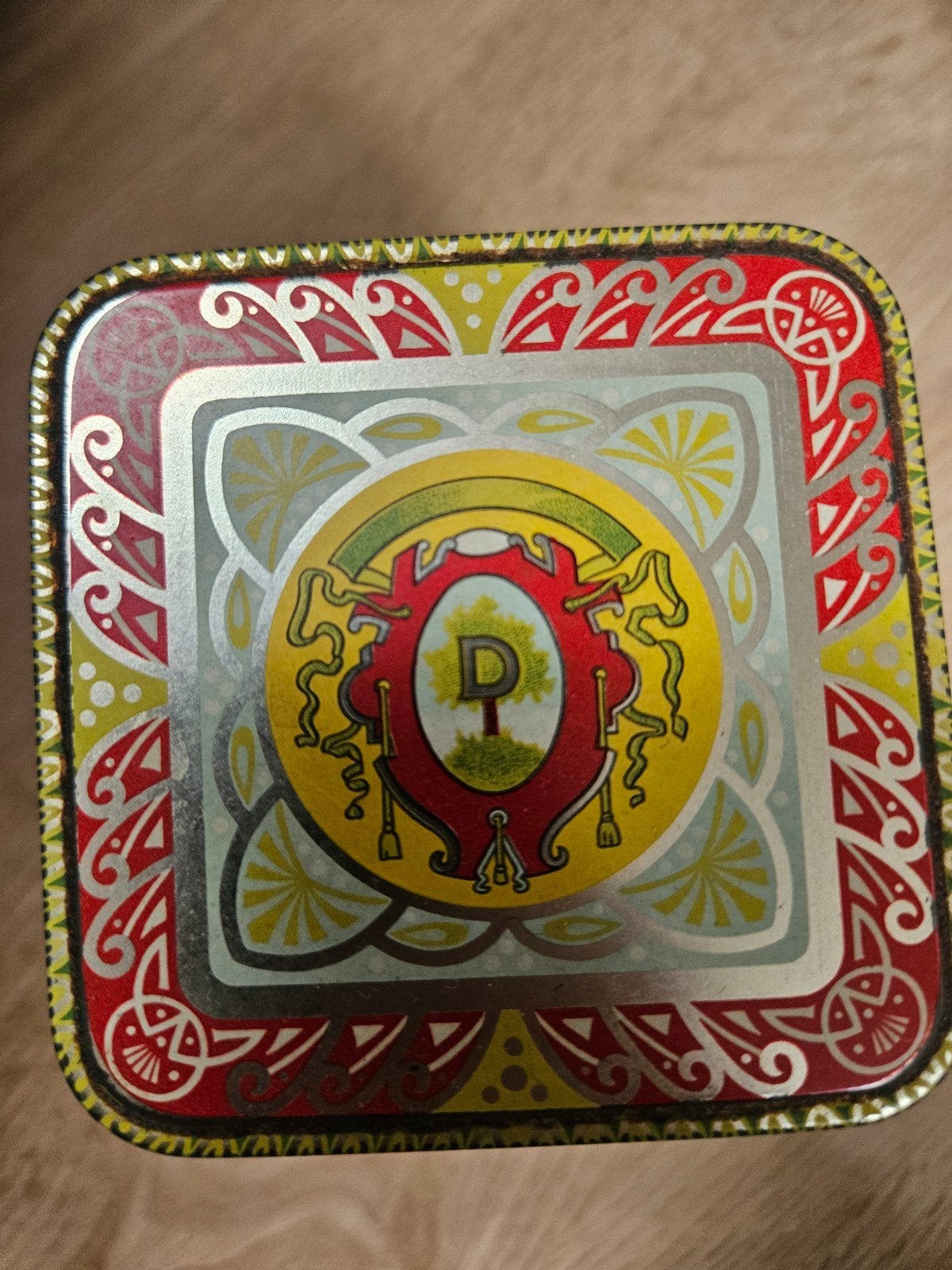 Vintage Droste Cacao en Pastilles Blik, Ophalen of Verzenden, Gebruikt, Overige, Droste