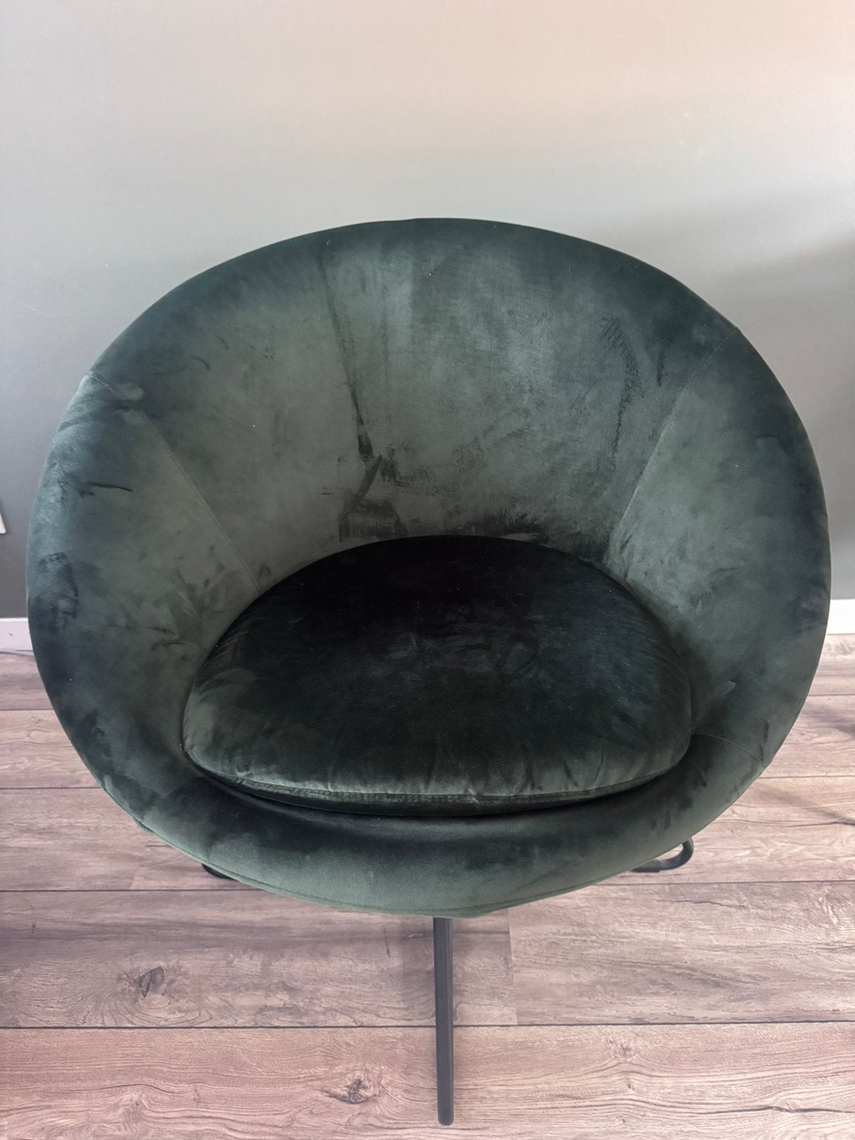 Groene fauteuil in zeer goede staat, Huis en Inrichting, Ophalen, Zo goed als nieuw, 75 tot 100 cm, 50 tot 75 cm