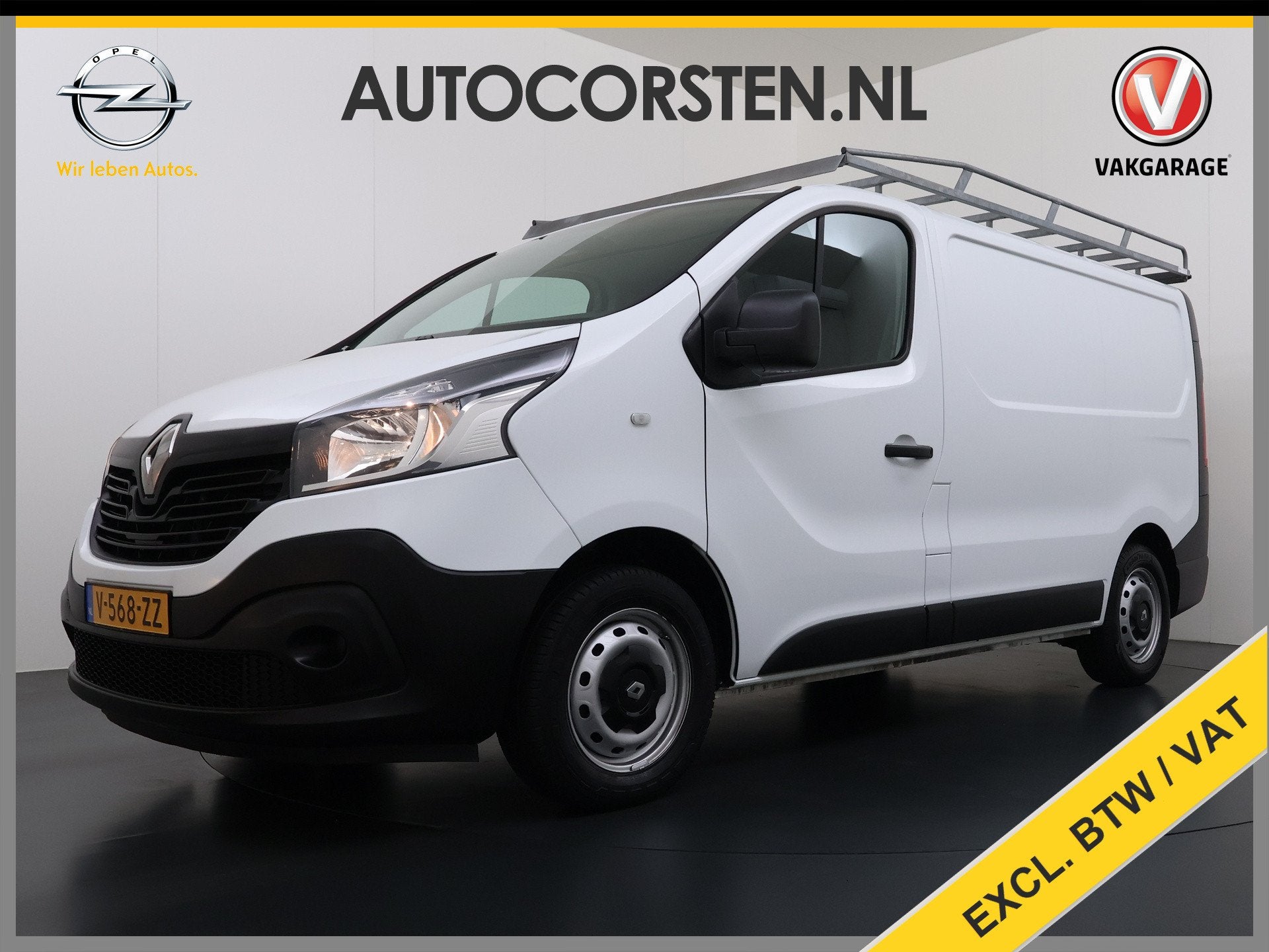 Renault Trafic DCI 126PK 3-Pers EURO 6 Trekhaak Navi Airco C, Stof, Gebruikt, 4 cilinders, Renault