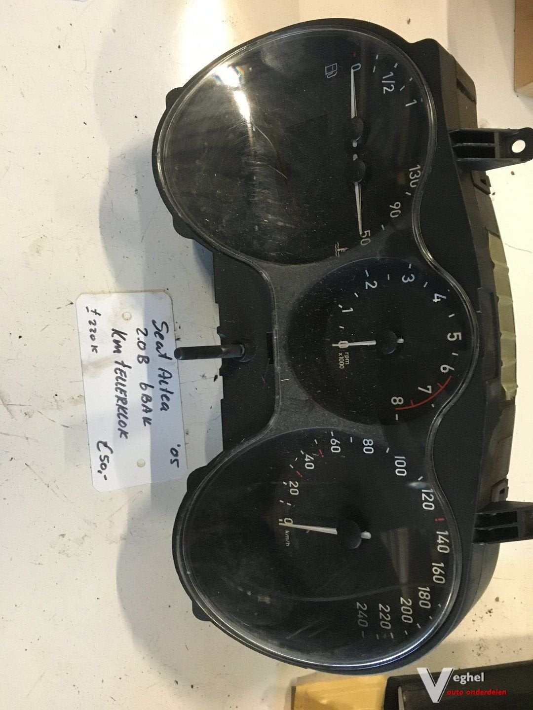Seat Altea 2.0 6 bak 2005  Km Tellerklok, Gebruikt, -, -, Ophalen of Verzenden