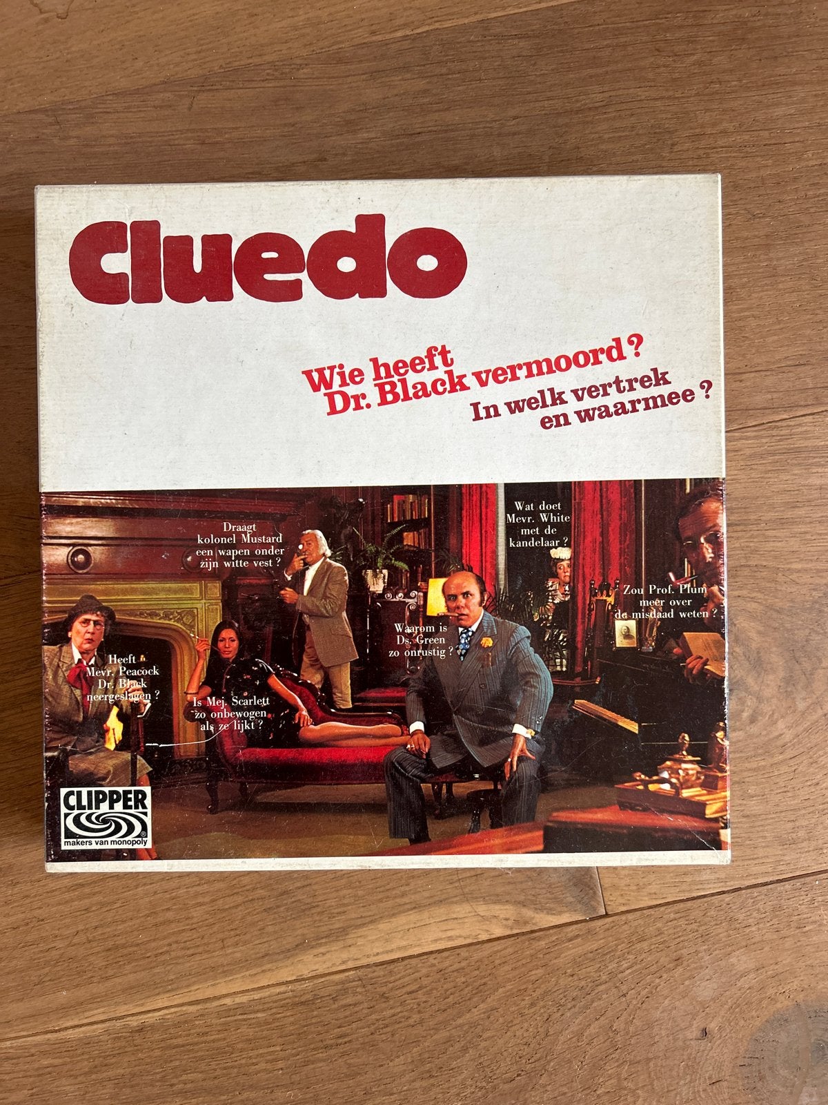 Cluedo bordspel - Wie heeft Dr. Black vermoord?, Hobby en Vrije tijd, Drie of vier spelers, Ophalen of Verzenden, Gebruikt