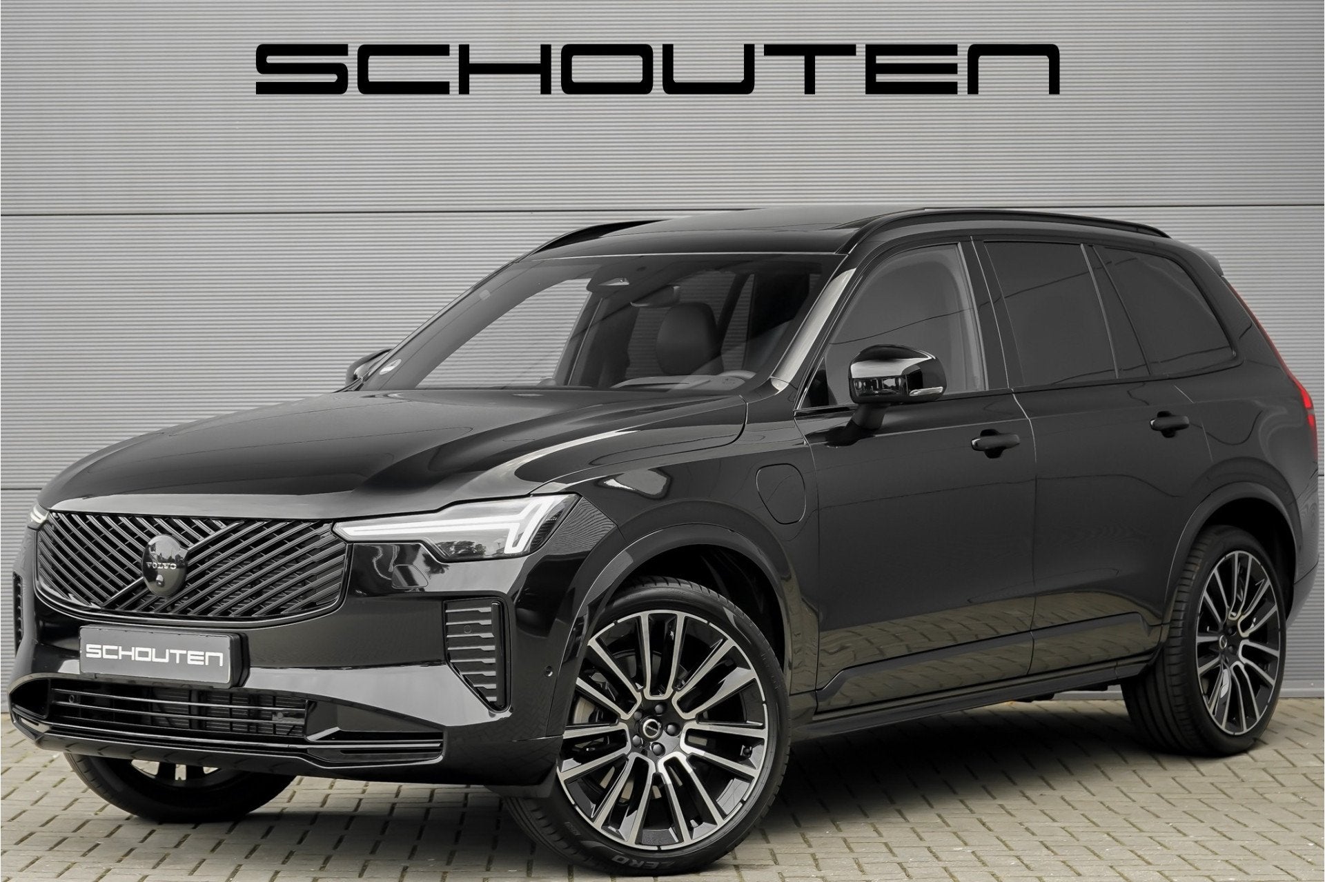 Volvo XC90 2.0 T8 Plug-in AWD Ultra Black 7p Model 2027 B&W, Auto's, 12 maanden, Gebruikt, 4 cilinders, 7 stoelen