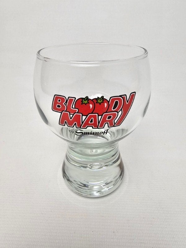 # Smirnoff Bloody Mary glas. Glazen, Ophalen of Verzenden, Gebruikt, Borrel- of Shotglas