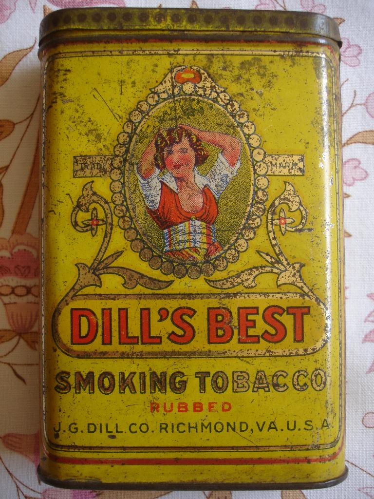 Dill's Best Antiek zeldzaam Amerikaanse blikje, begin 1900!, Ophalen of Verzenden, Gebruikt, Overige, Overige merken