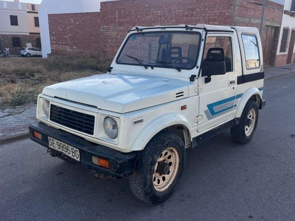 Suzuki Samurai cabrio / hardtop, 100% roestvrij en origineel, Auto's, 4 cilinders, Wit, Bedrijf, Handgeschakeld