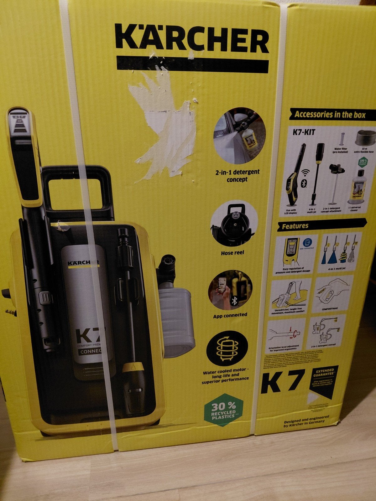 Kärcher K7 Comfort Premium Connect hogedrukreiniger, Ophalen, Kärcher, Nieuw, Met regelbare waterdruk