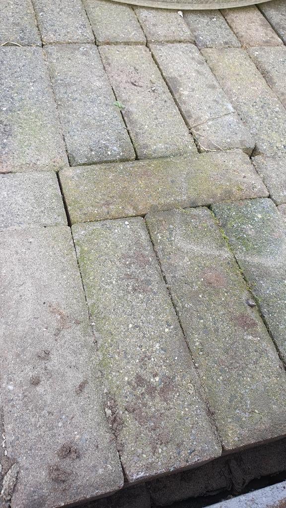 Gratis waaltjes gemêleerd 6,5x6x20 cm - ca. 700 stuks, Ophalen, Gebruikt, Klinkers, 5 tot 10 m²