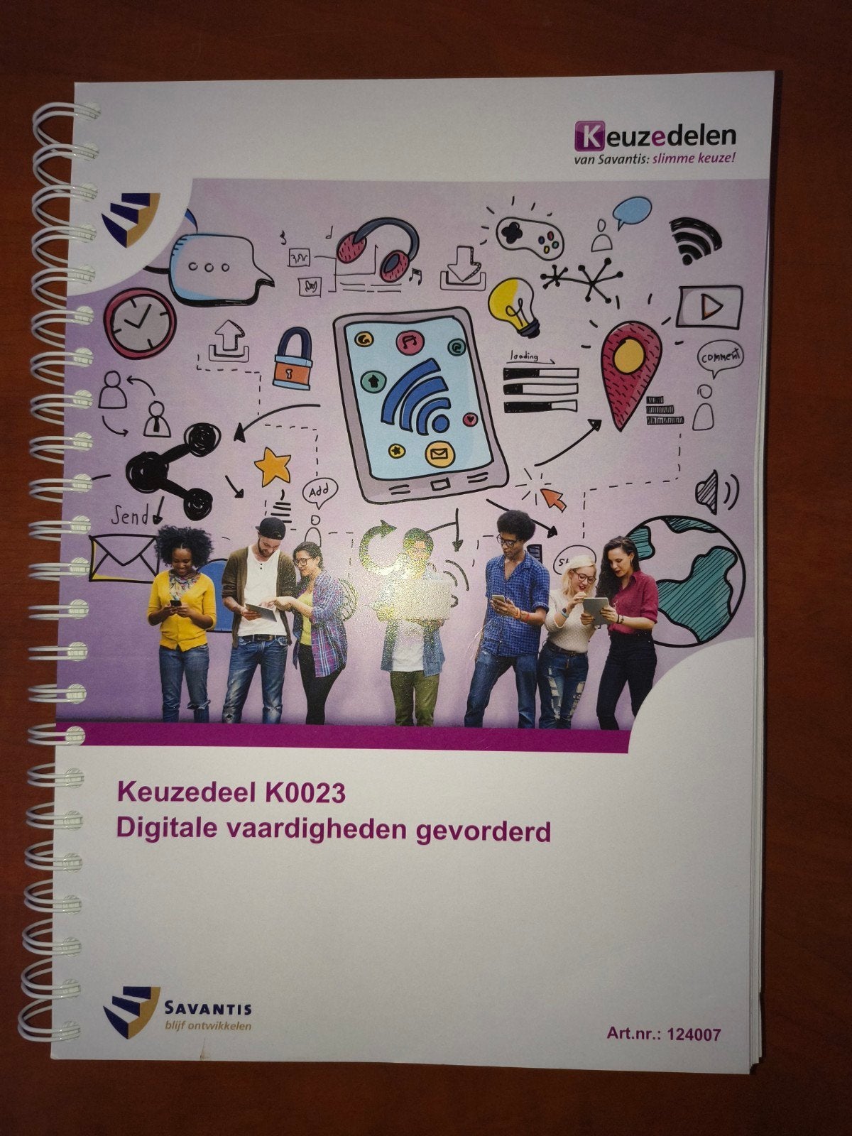 Keuzedeel K0023 Digitale vaardigheden gevorderd Savantis, Boeken, Ophalen of Verzenden, Zo goed als nieuw, MBO, Savantis