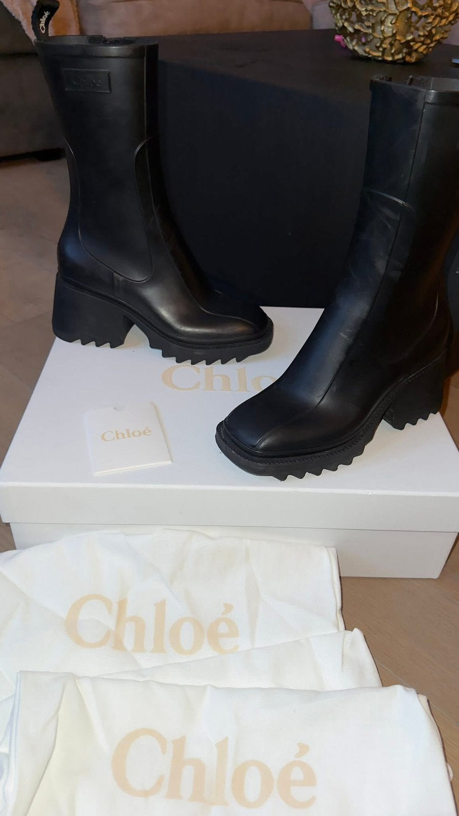 Chloé betty boots maat 36, Kleding | Dames, Schoenen, Zwart, Ophalen of Verzenden, Regenlaarzen, Zo goed als nieuw
