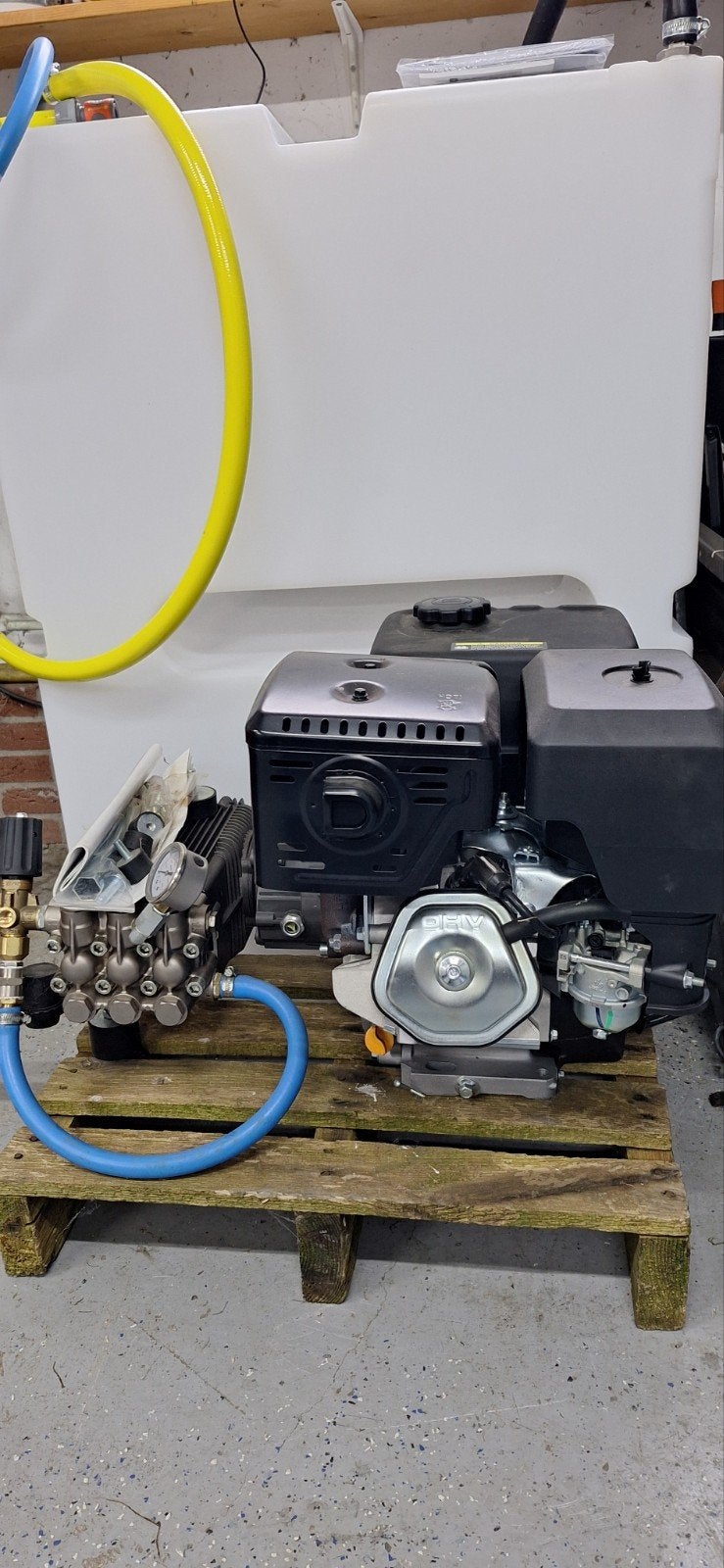 hogedrukreiniger benzine 21,7 l/min, Ophalen, Nieuw, Benzine, Met regelbare waterdruk