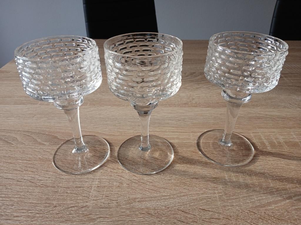 Glazen, 3 stuks, Glas of Glazen, Ophalen of Verzenden, Overige stijlen, Glas