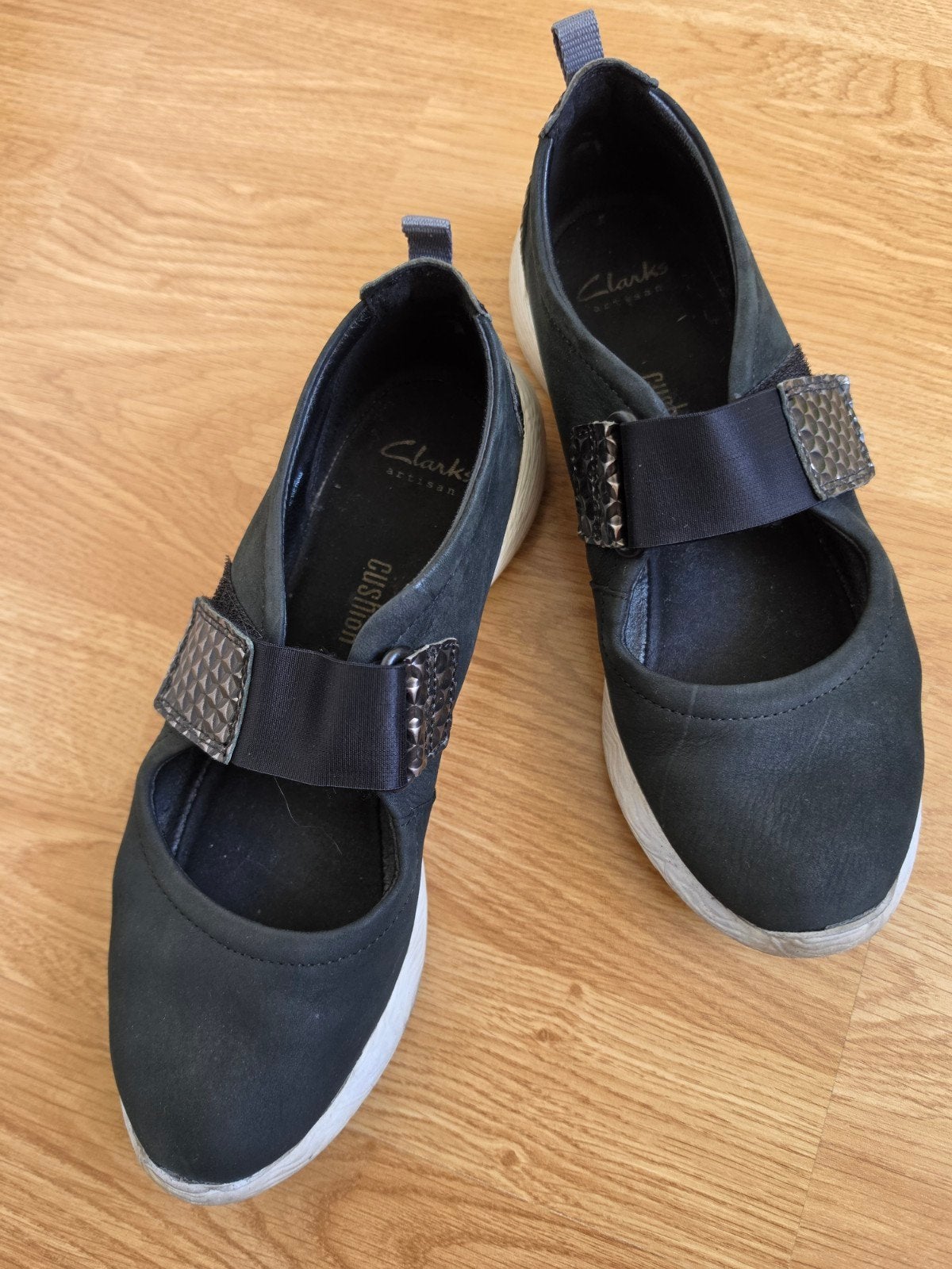 Clarks Artisan nubuck leer schoenen, maat 40, Schoenen met lage hakken, Zwart, Ophalen of Verzenden, Zo goed als nieuw