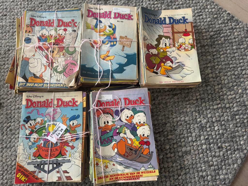 5 jaargangen donald Duck, Complete serie of reeks, Ophalen, Gelezen, Europa