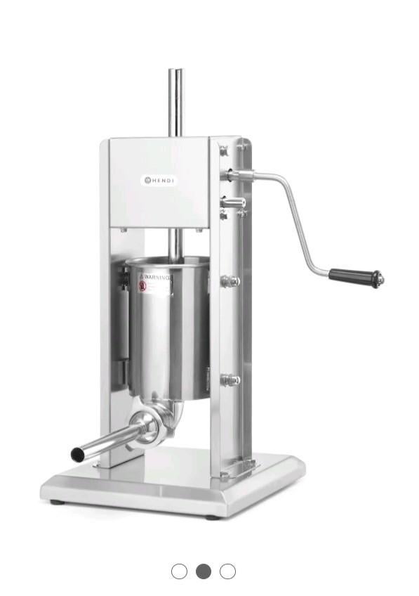 Hendi Worstenvulmachine 3L RVS - Nieuw in doos, Ophalen